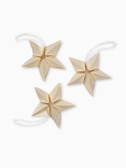 Amanda paper star Christmas decoration 3-pack