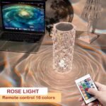 Crystal Rose Lamp (Touch) - Image 2