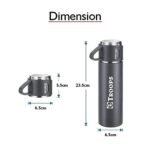 Vacuum Flask Set with 2 Cups, - Image 4