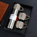 Vacuum Flask Set with 2 Cups, - Image 9