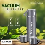 Vacuum Flask Set with 2 Cups,