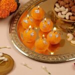Handcrafted Ladoo Candles – (Set of 2) 12peace | Festive Scented Decor